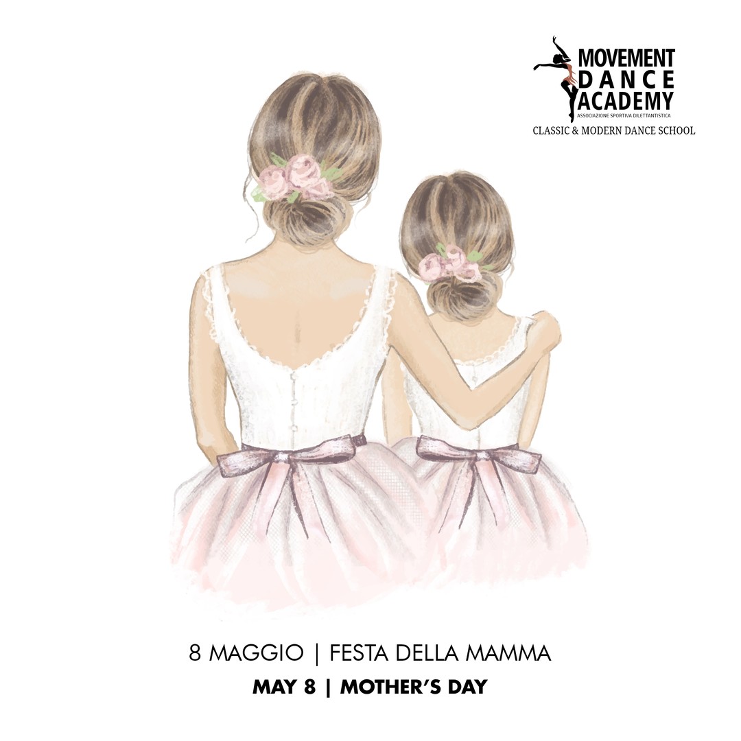 8 MAGGIO 2022 |  Festa della Mamma

La Mamma c'è sempre, in ogni circostanza.
Perché la Mamma è la Mamma.
Auguri a tutte le mamme.❤️❤️❤️

#movementdanceacademyit #mothersday